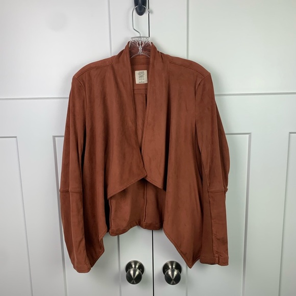 Matilda Jane Good Hart LARGE Cordell Jacket Moto Waterfall Front Burnt Orange - Picture 2 of 7